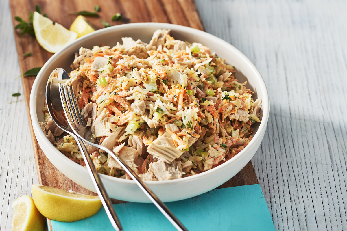 Salade de riz au thon - Osez les saveurs